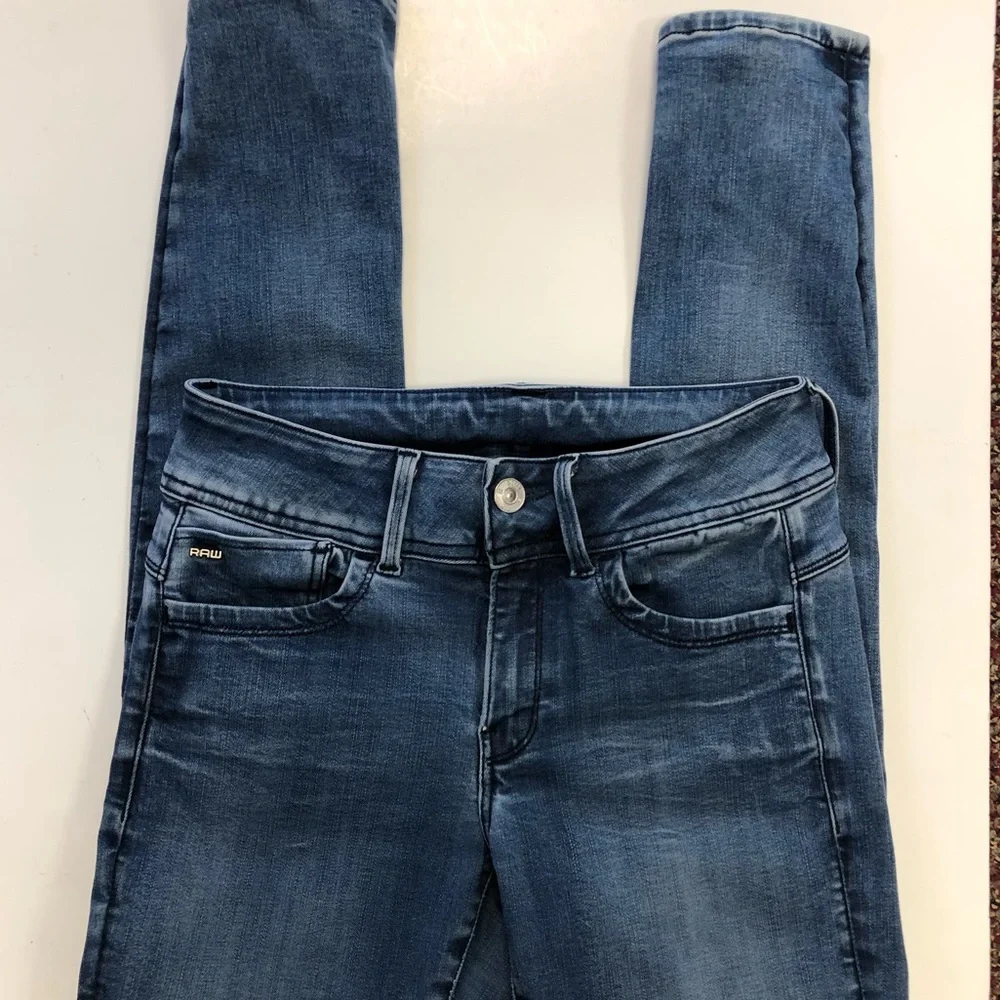 G-Star Lynn Mid Rise Super Skinny Jeans - Picture 9 of 16